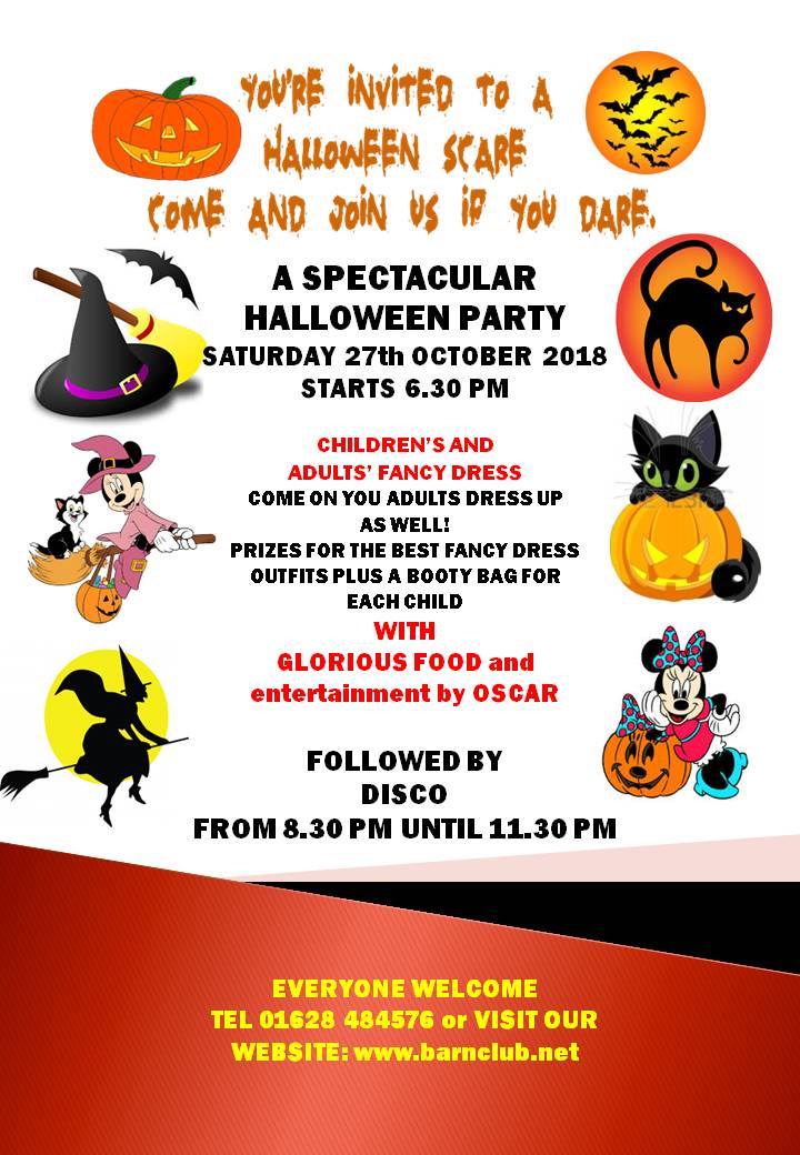 Halloween Party 31st Oct 2022