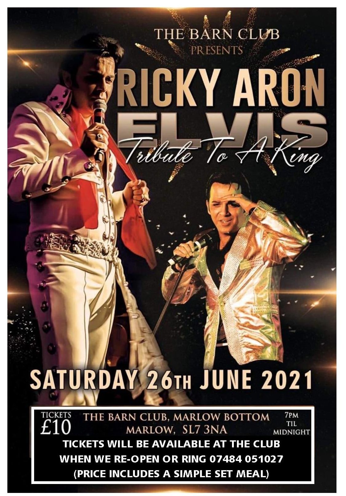Elvis Tribute – 17th May 2022